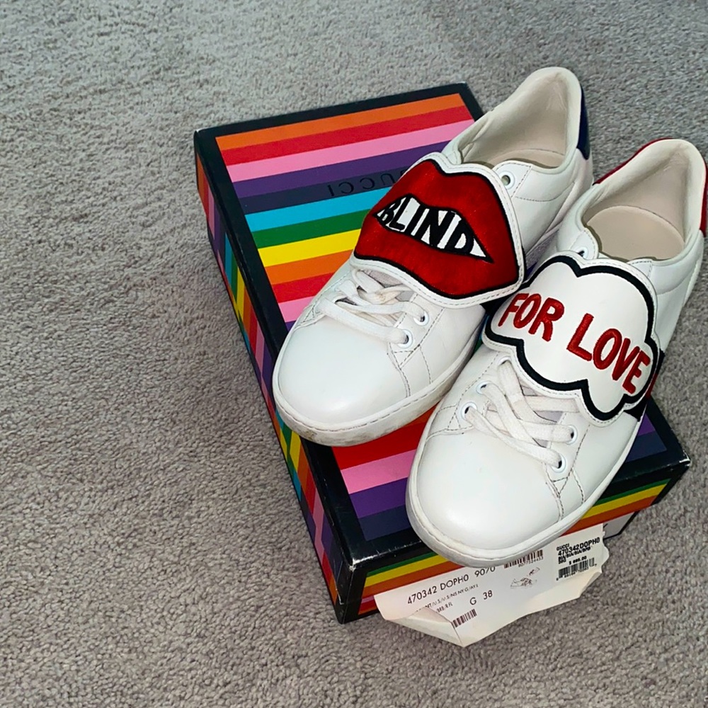 Gucci “Blind for Love” sneakers